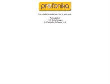 Tablet Screenshot of profonika.com